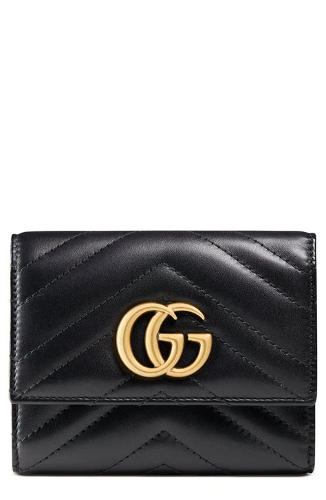 gucci bi fold id wallet|Gucci bifold wallet women.